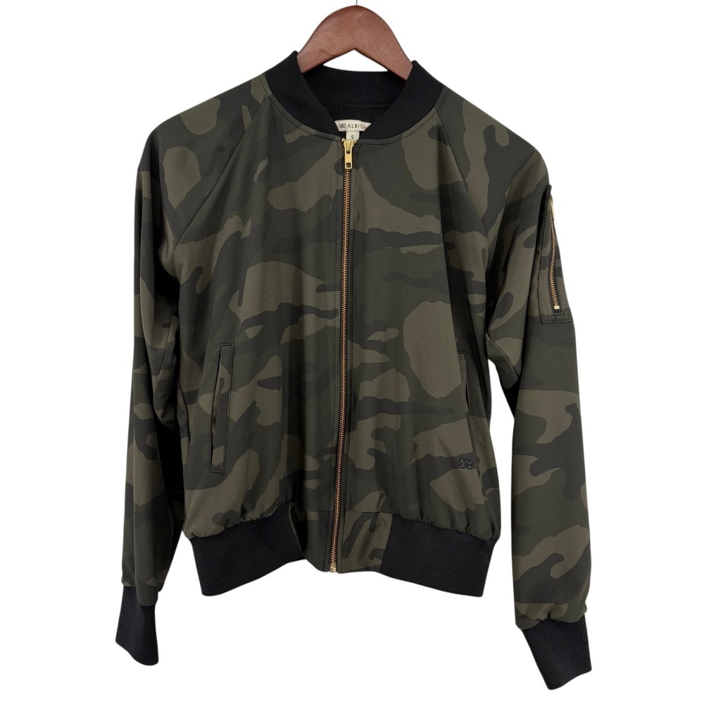 Albion Fit Camo Bomber Jacket S